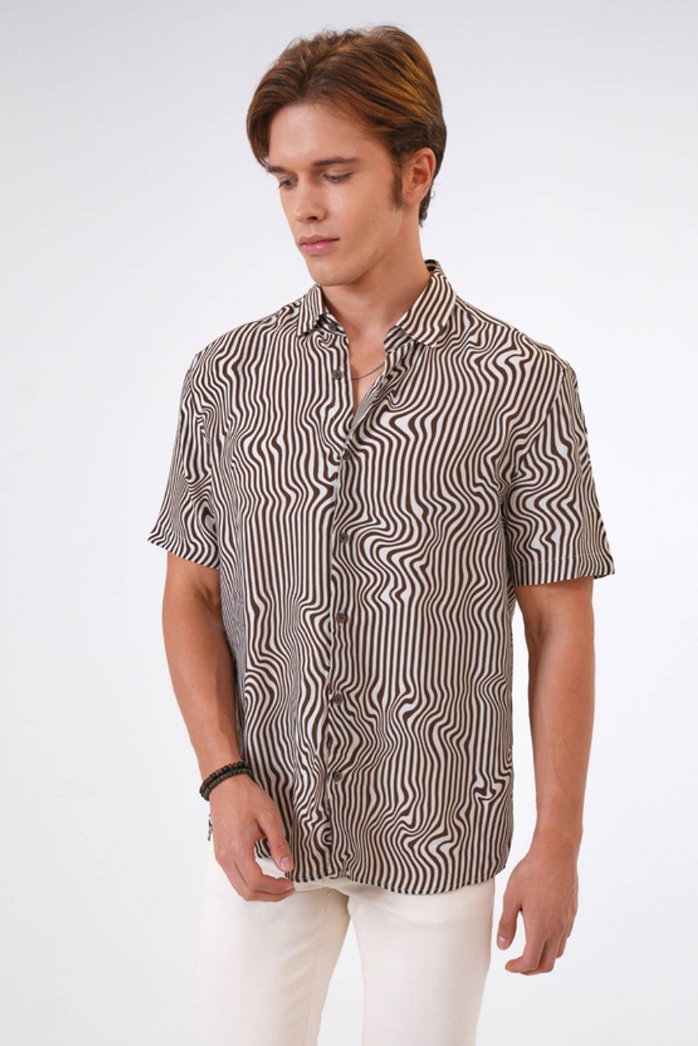 NORMAL YAKA DOKUMA GÖMLEK