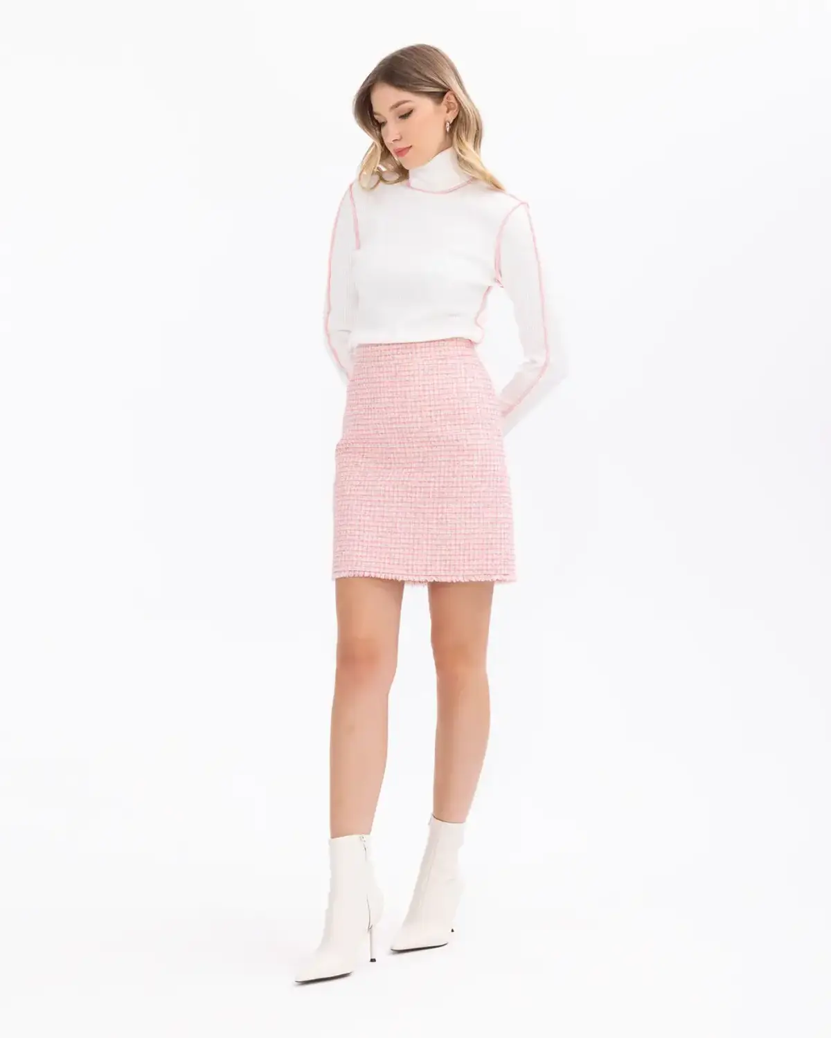 dar kesim mini boy tüvit etek