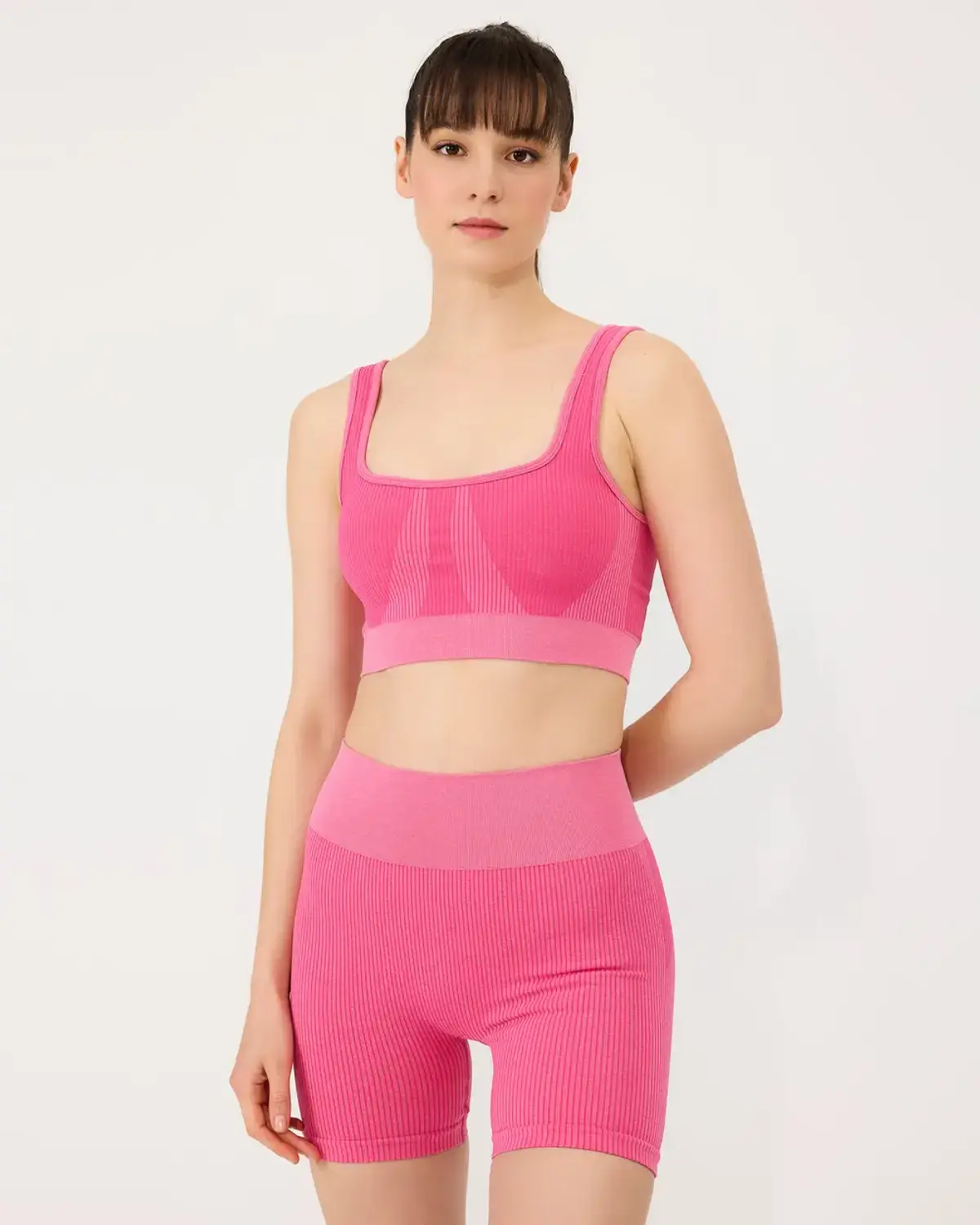 seamless gögüs kuplu orta destekli spor bra