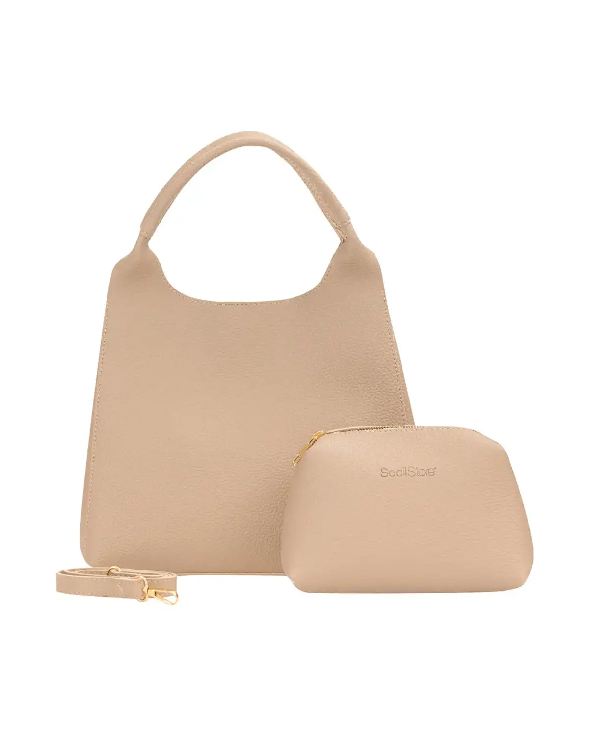 çift saplı yavrulu kol çantası