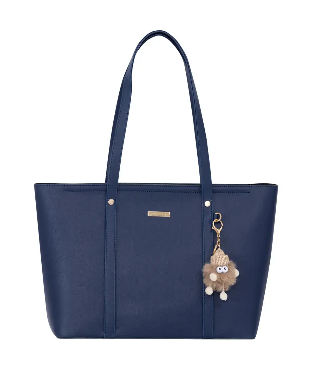 Сумка с двумя ручками и аксессуарами, стильный искусственный кожаный аксессуар, подходит для повседневного использования и особых случаев