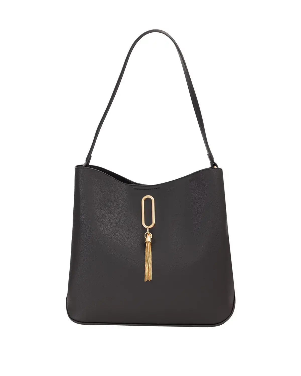 suni deri aksesuarlı kol çantası