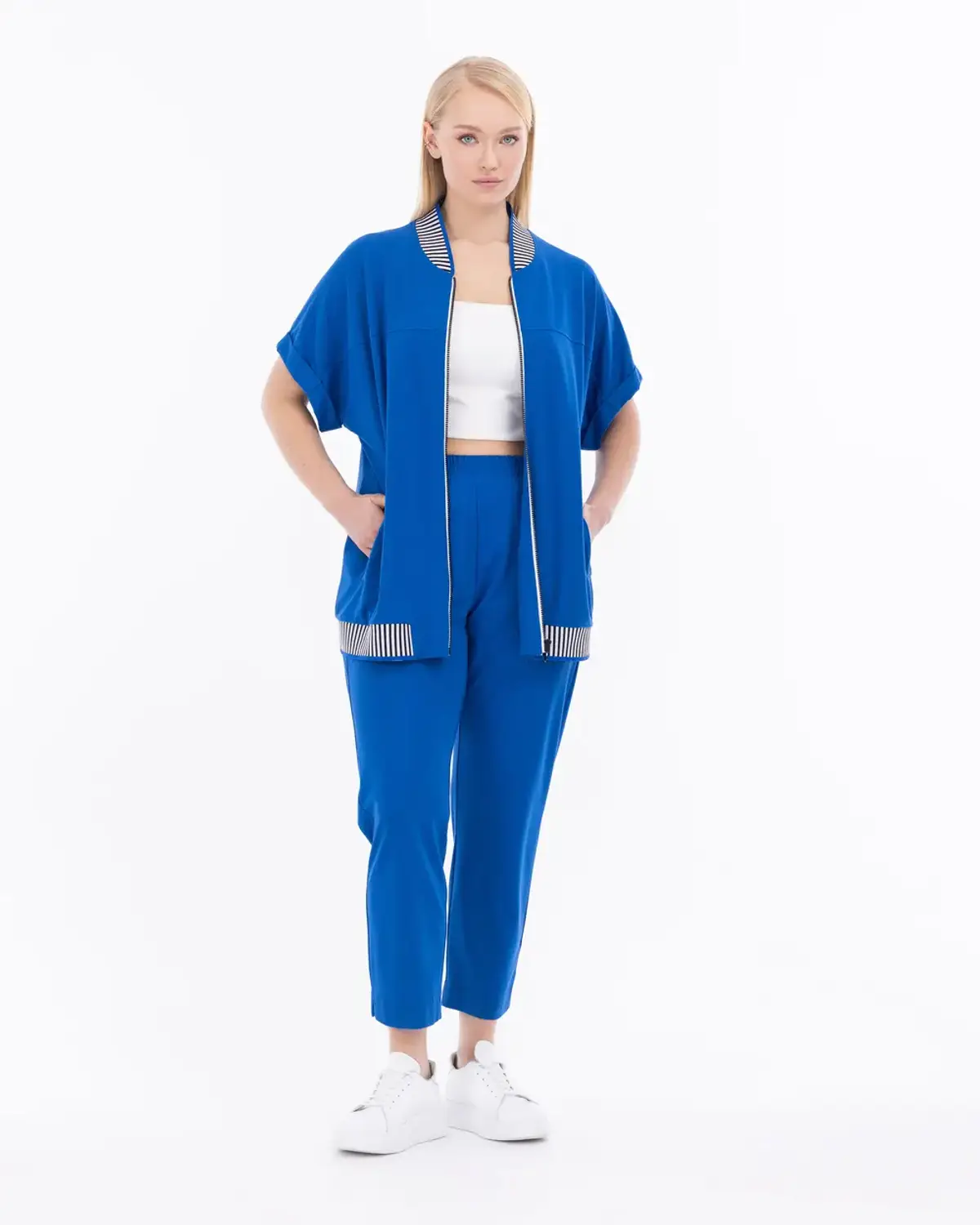 büyük beden bilek boy pantolon