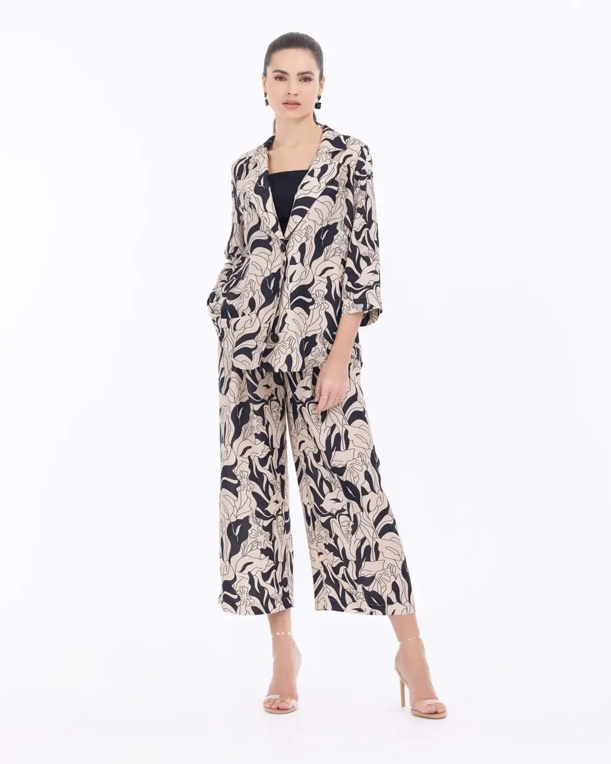 truvakar kol bel boy dokuma ceket