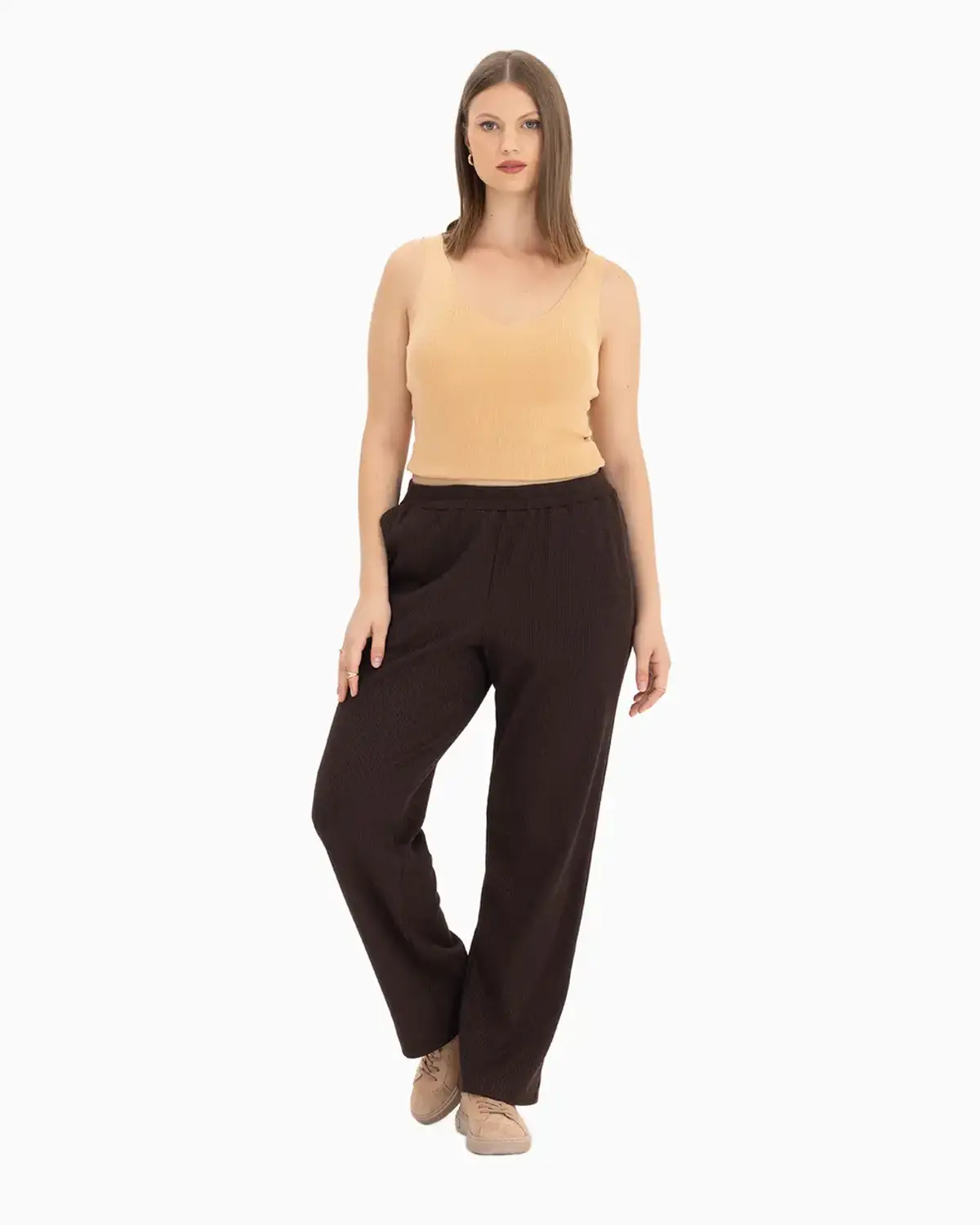 büyük beden geniş kesim pantolon