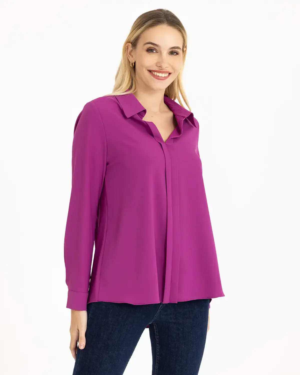 uzun kollu rahat kesim gömlek