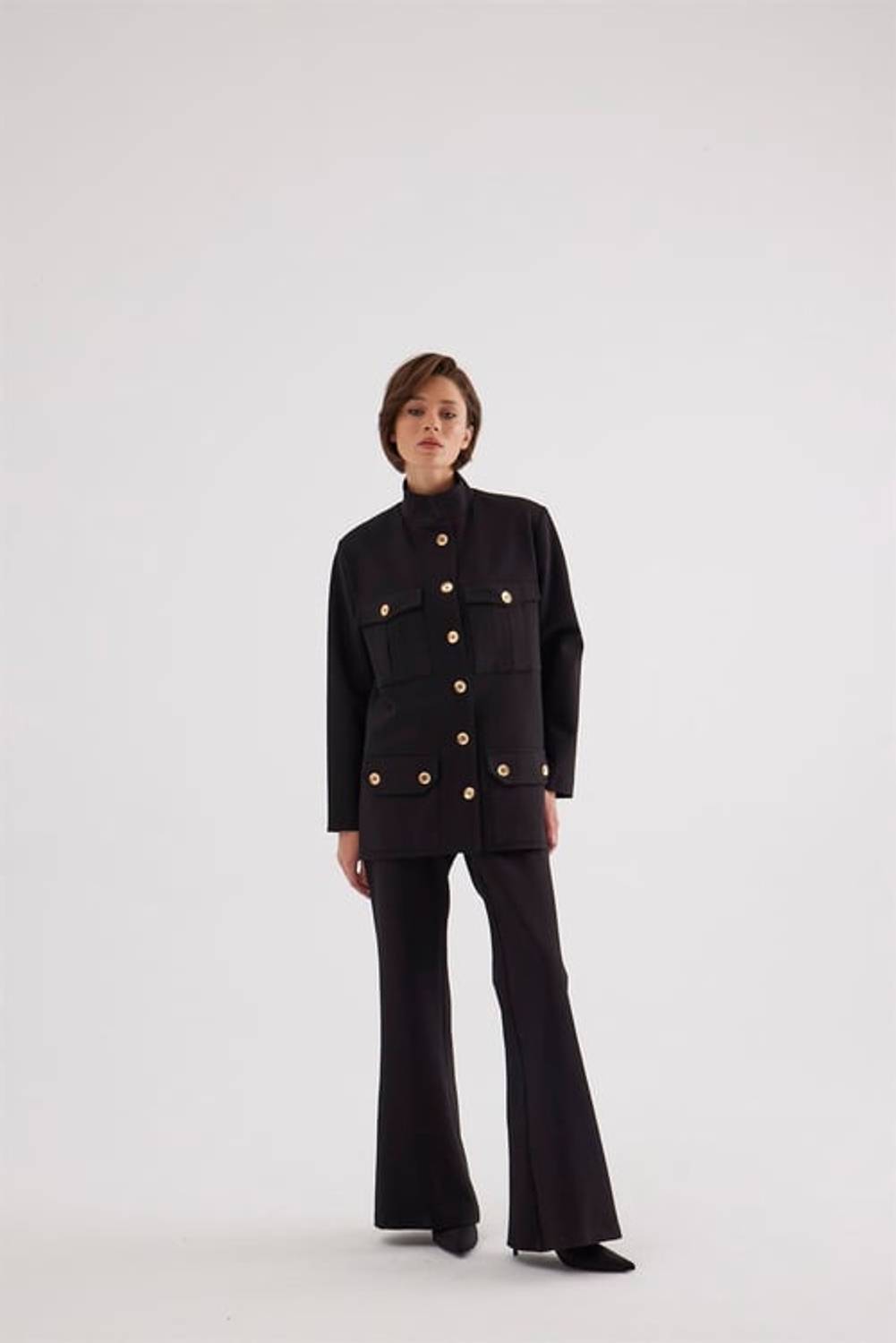 VİOLA İSPANYOL PANTOLON SİYAH