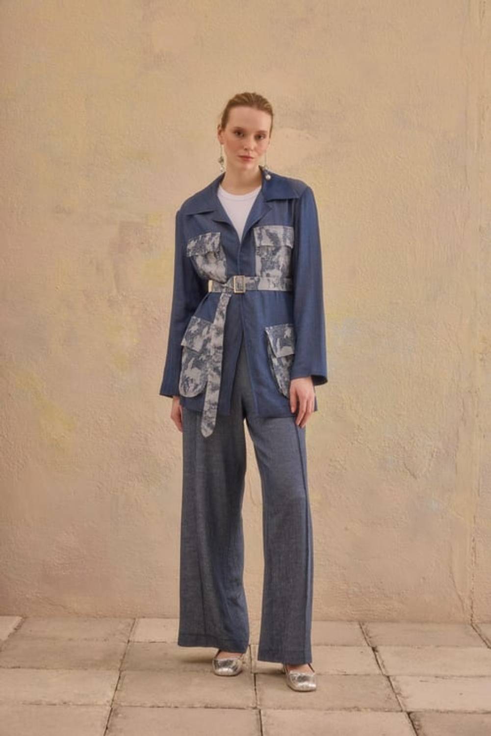 DİNA TENCEL CEKET LACİVERT