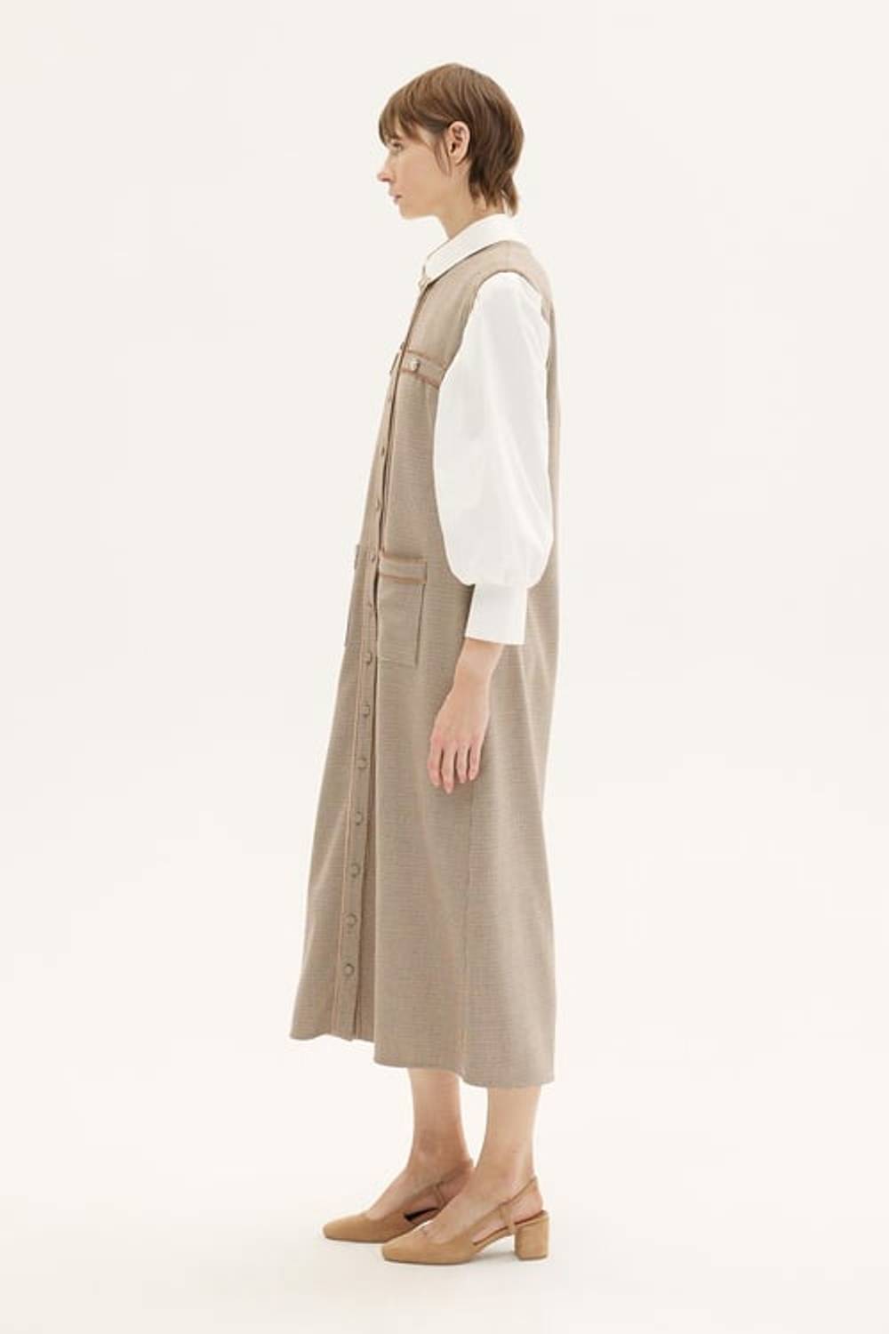 VİRGİLİA JİLE ELBİSE KARE DESEN