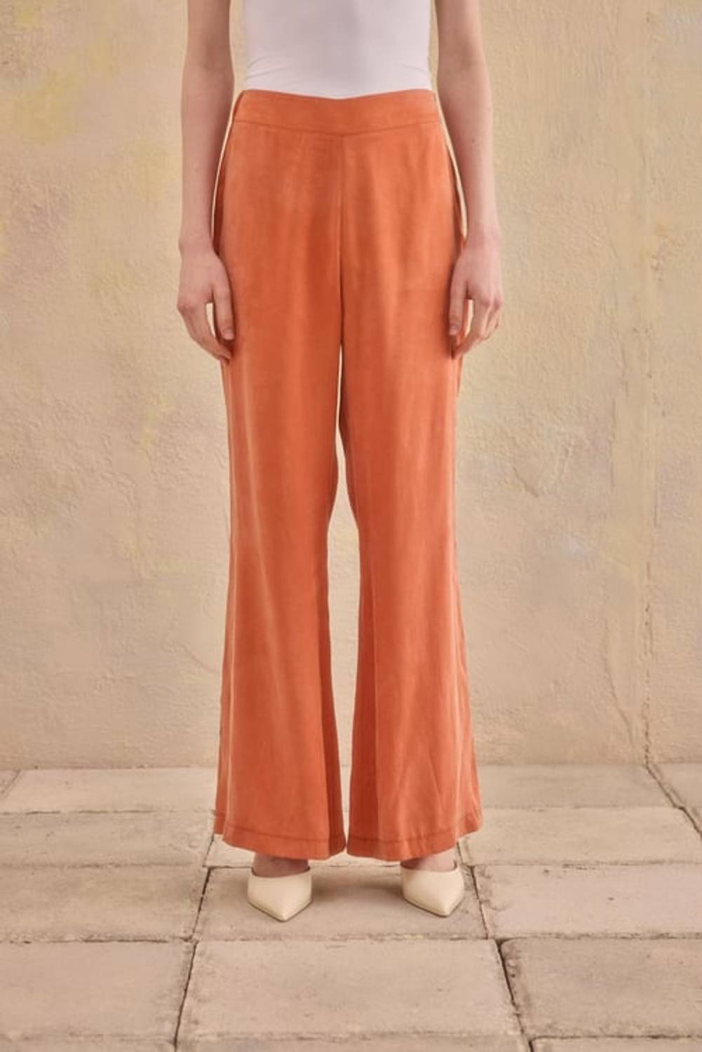 JUNO İPEK İSPANYOL PANTOLON KAYISI