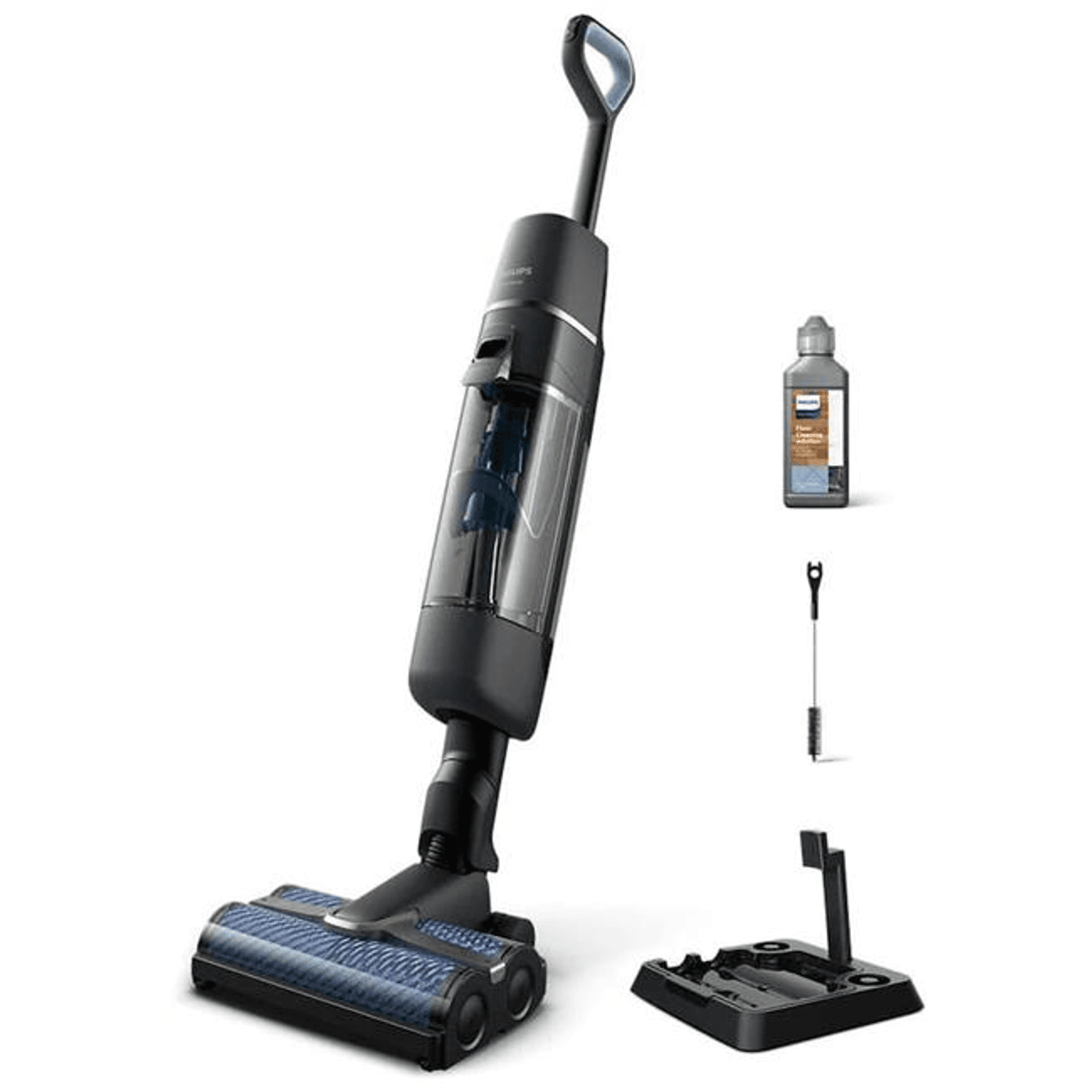 Безпровідний вертикальний пилосос Philips Aqua Trio XW7110/01 7000 Серії з функцією вологого прибирання та технологією PowerCyclone 8