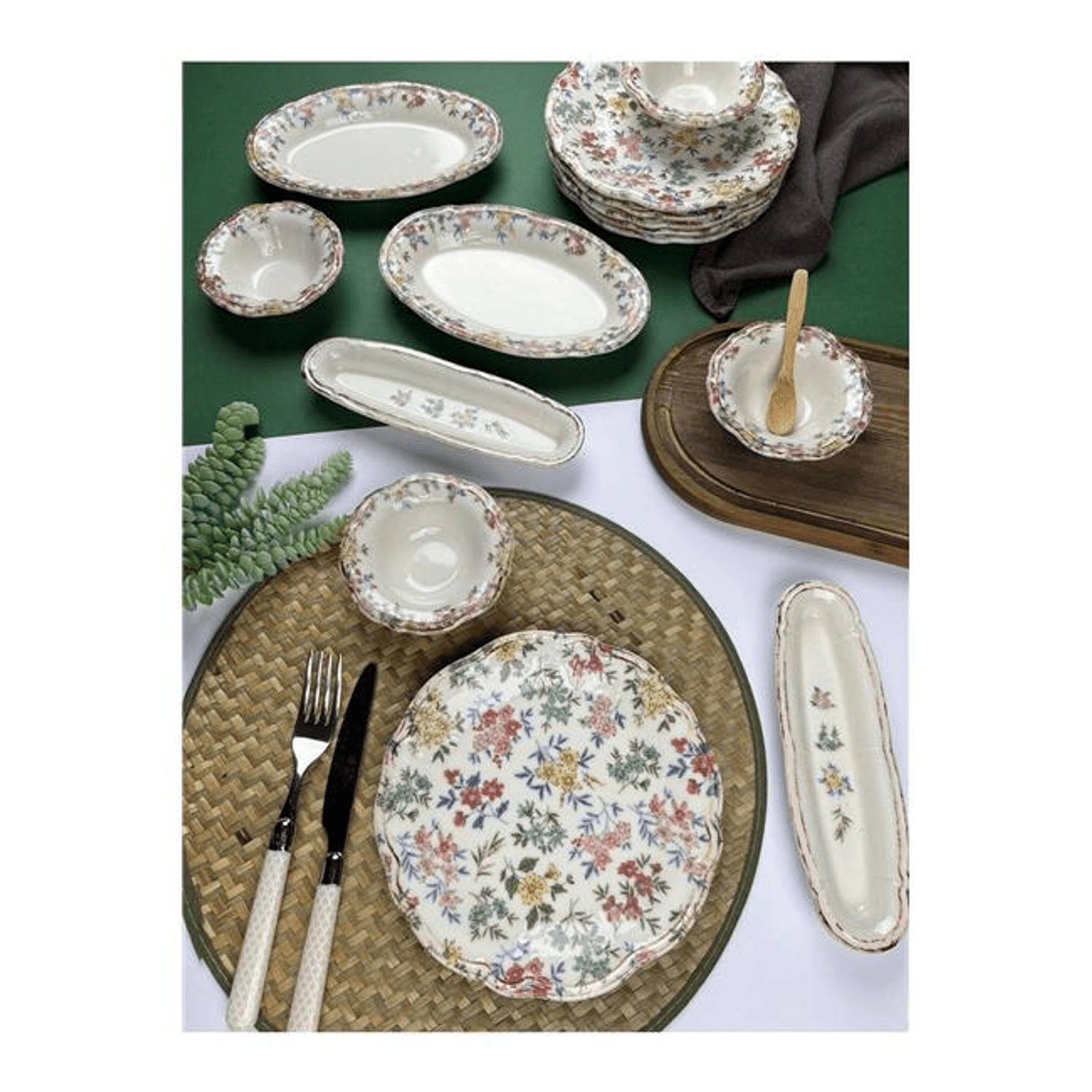 Porser Fulya Mira Kahvaltı Takımı 6 Kişilik 14 Parça