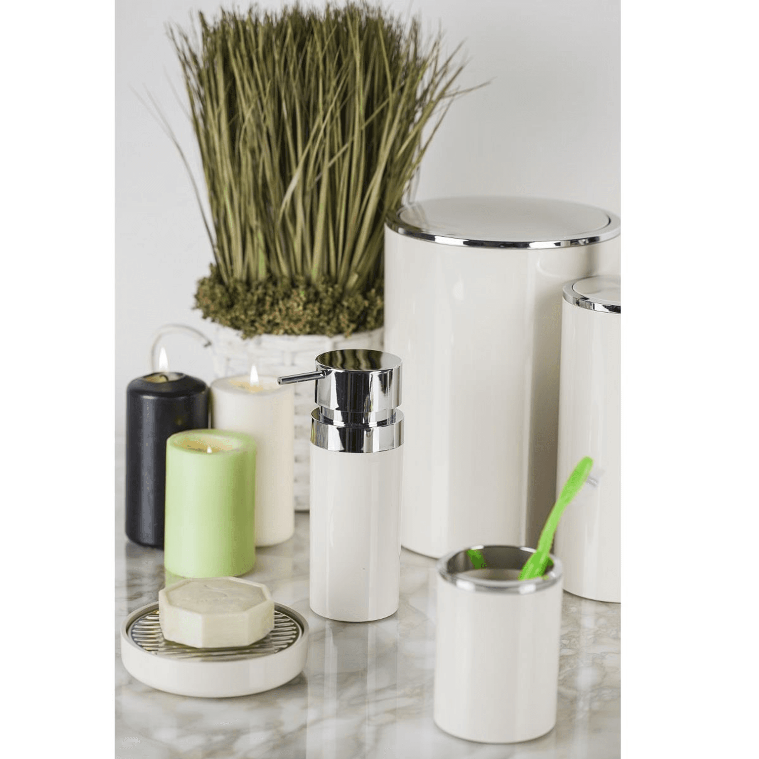 Primanova Lenox Bej 5 Parça Banyo Seti