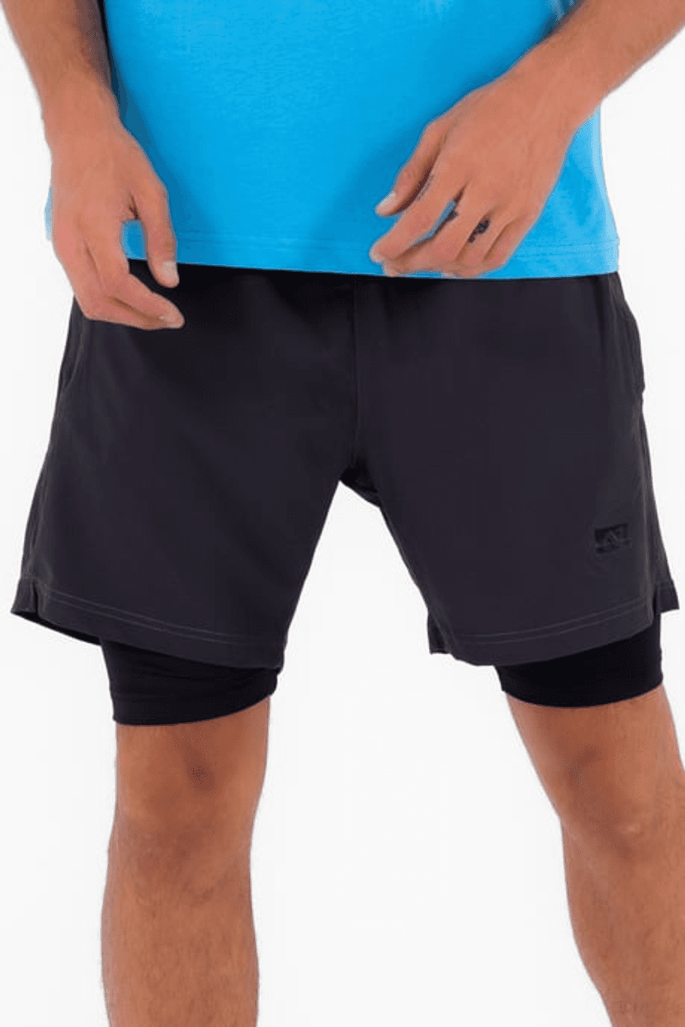 Escetic Dark Gray Men's Tights Inside 3 Pocket Sea Fitness Sports Lycra Shorts B1326