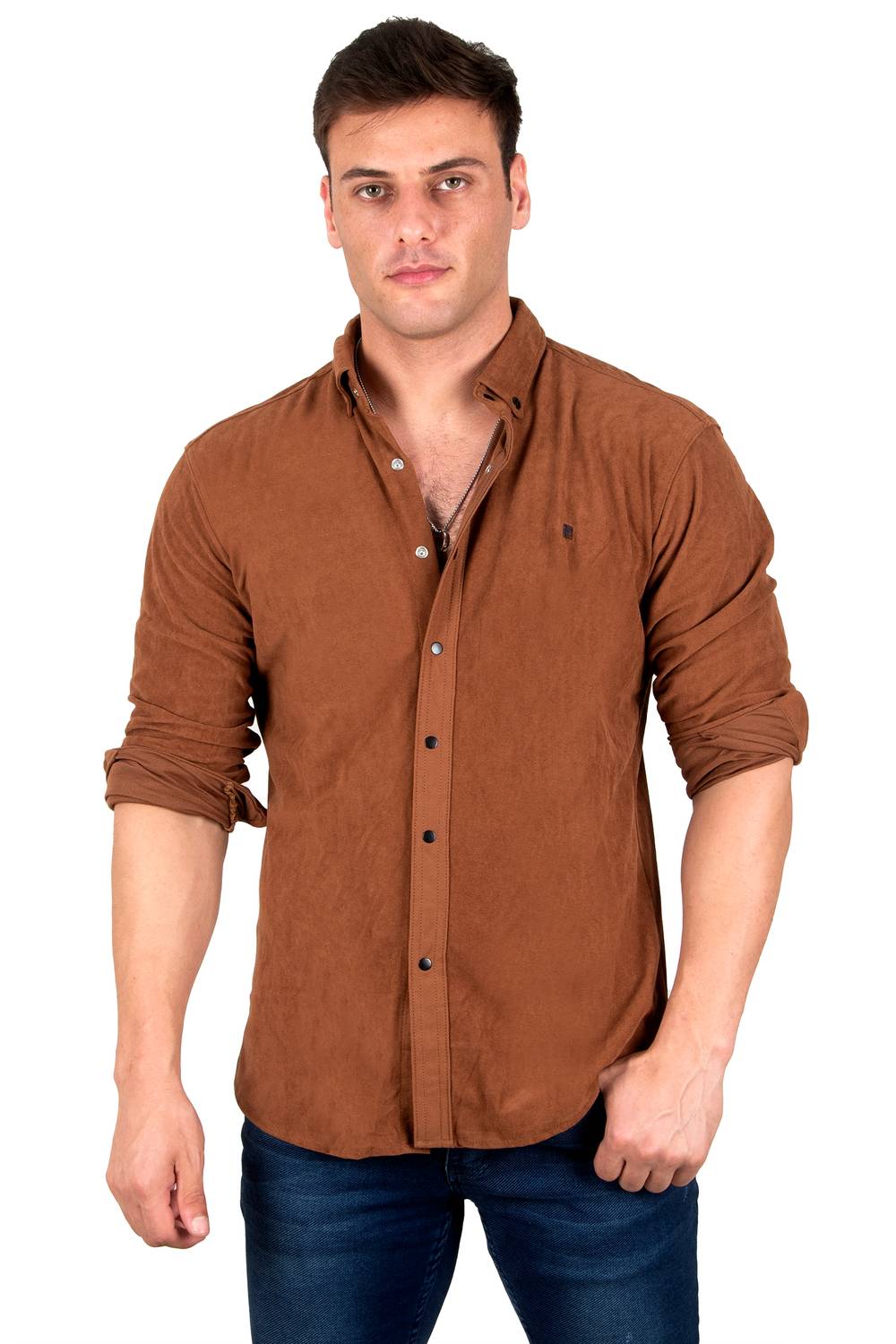 DeepSEA Men's Suede Shirt 2302324