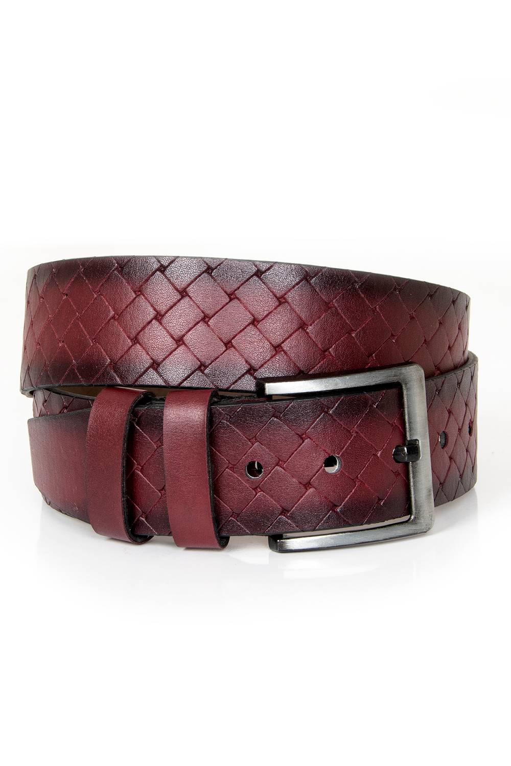 DeepSEA Wicker Patterned Men's Belt with Iron Buckle 2104477