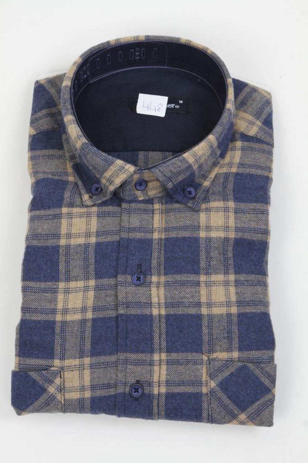 Hipatu Double Pocket Wool Shirt- Yellow