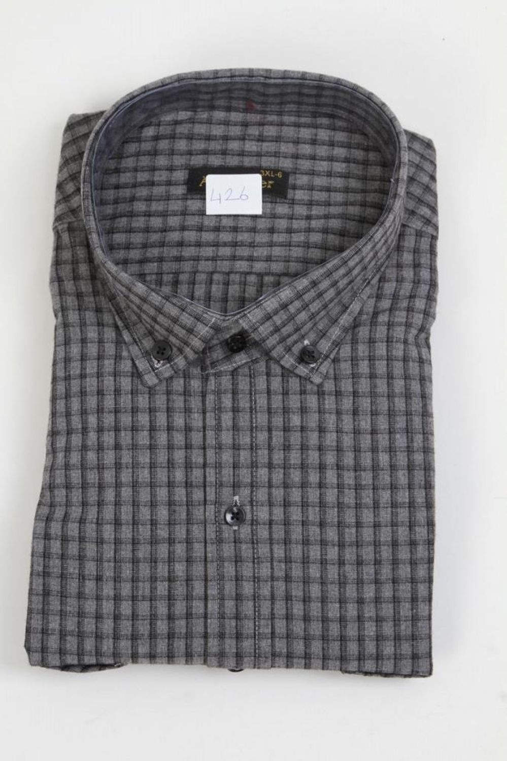 Hipatu Double Pocket Oversized Wool Shirt-Anthracite