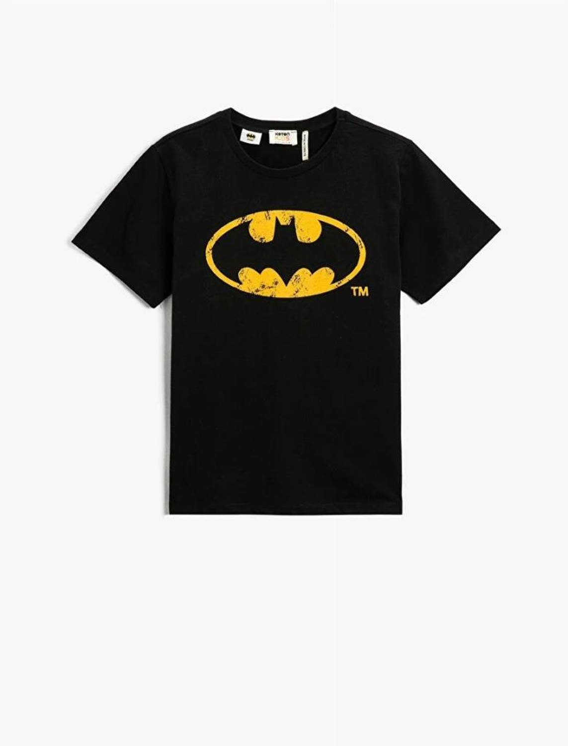Koton Boy Batman Printed Short Sleeve Licensed T-Shirt Crew Neck Cotton