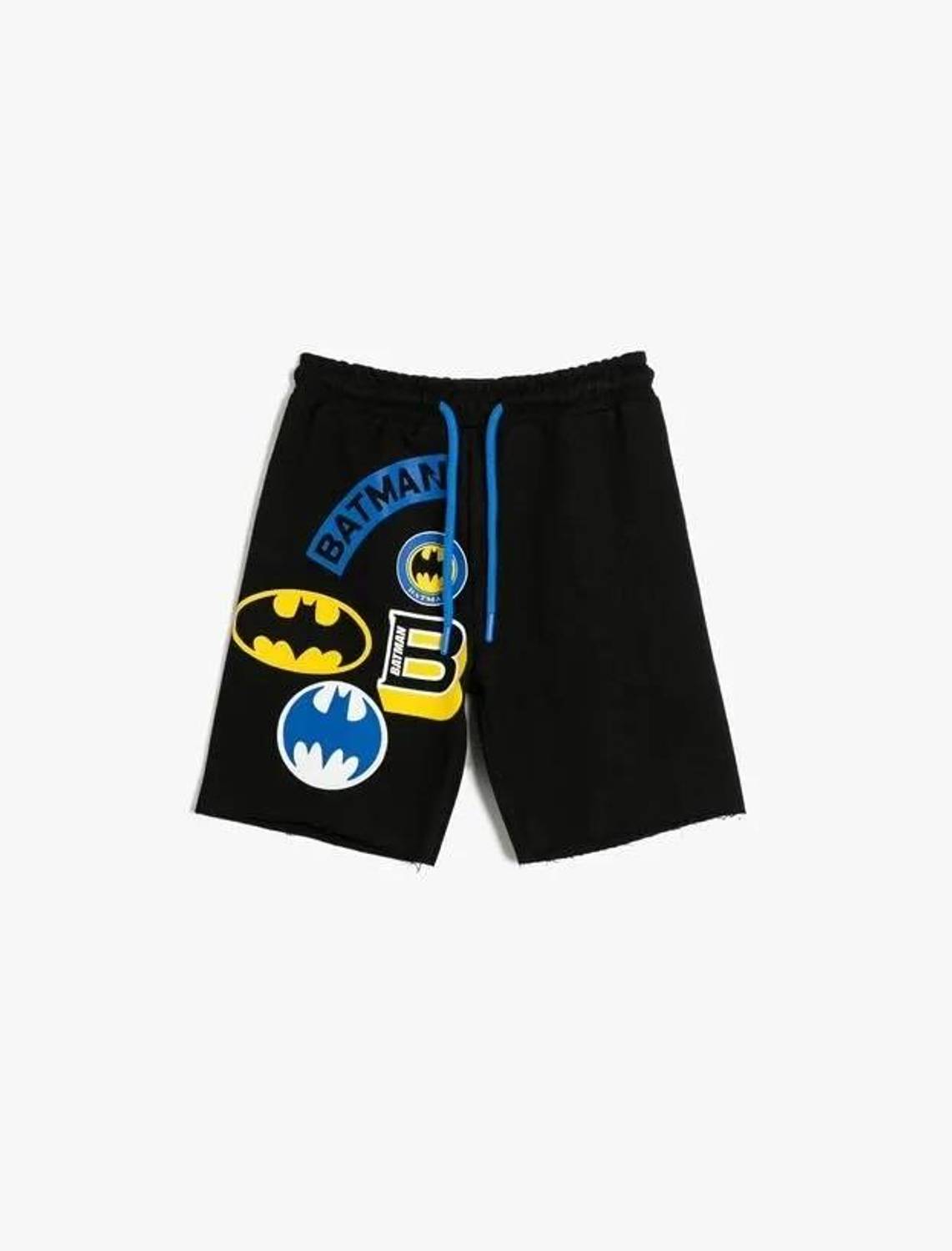Cotton Boy Shorts Batman Printed Licensed Cotton Tie Waist