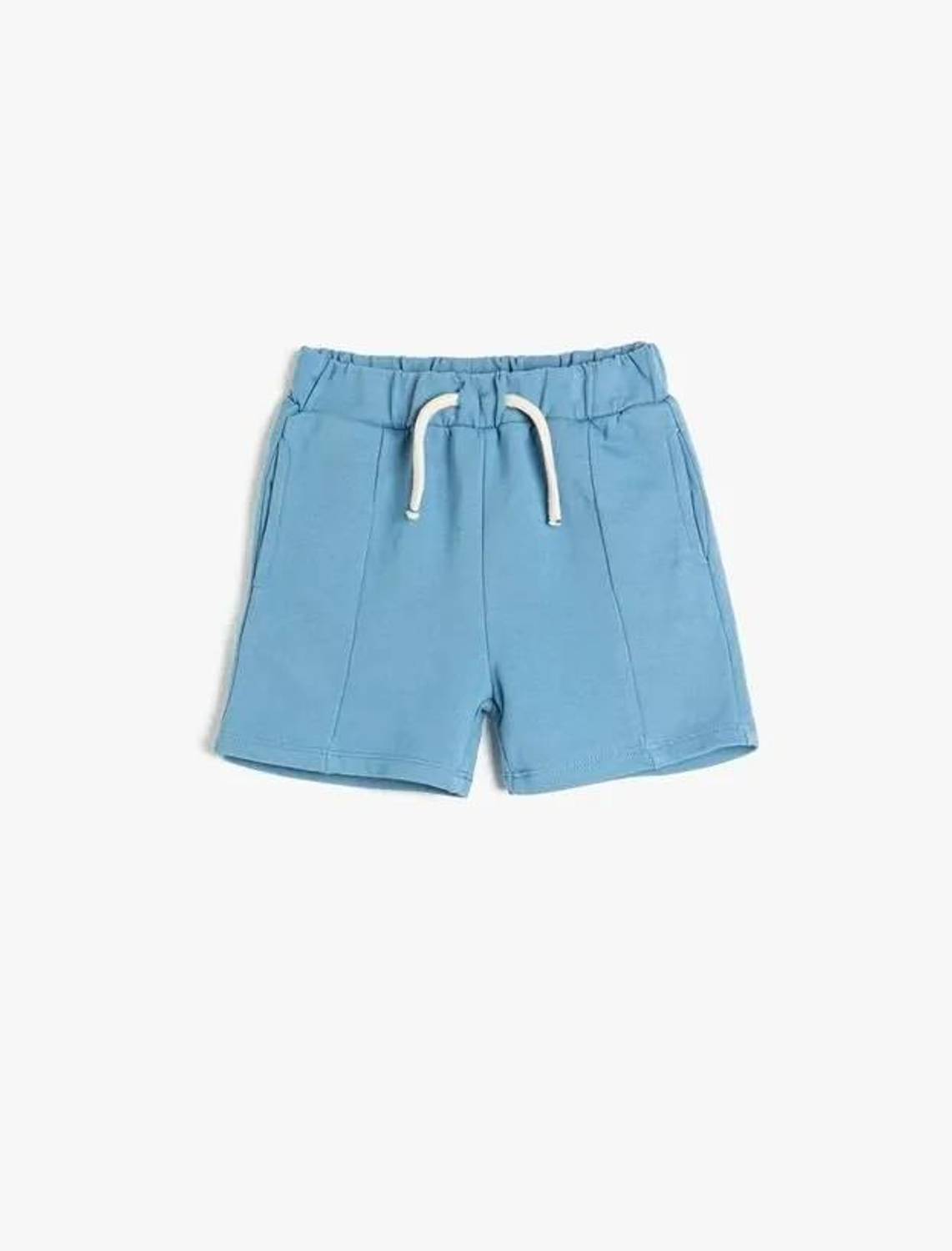 Koton Erkek Bebek Şort Cepli Beli Bağlamalı Pamuklu