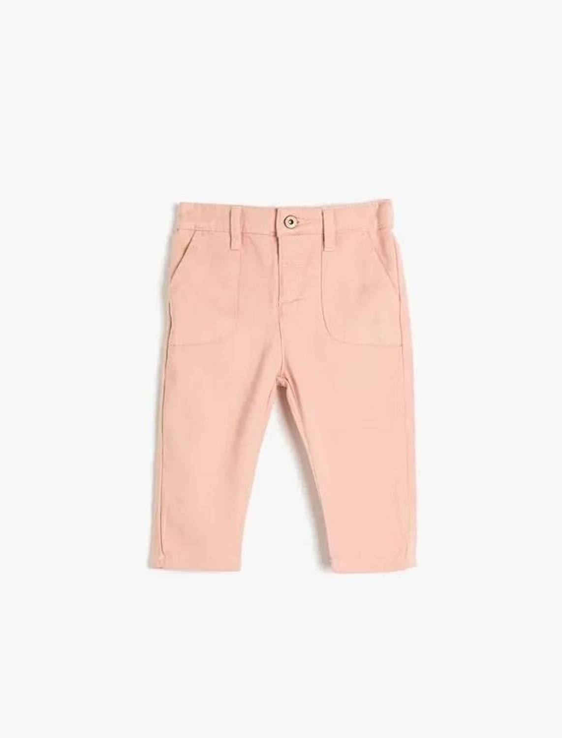 Cotton Baby Boy Trousers With Pocket Cotton