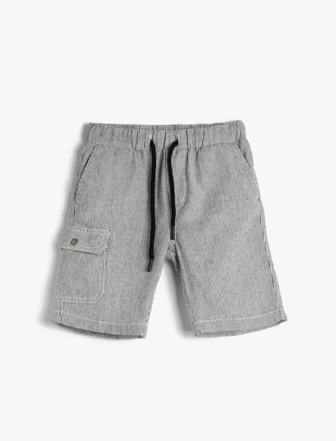 Koton Boy Shorts Tie Waist Side Pocket Detailed