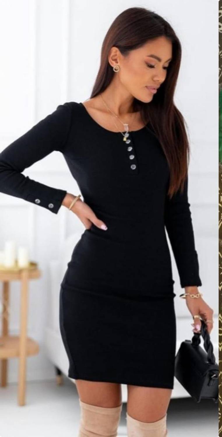 Hipatu Women's Front Buttoned Dress