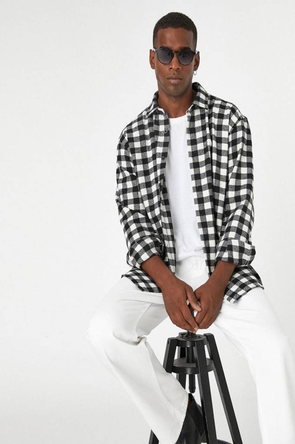 قميص كوتون منقوش الحطاب