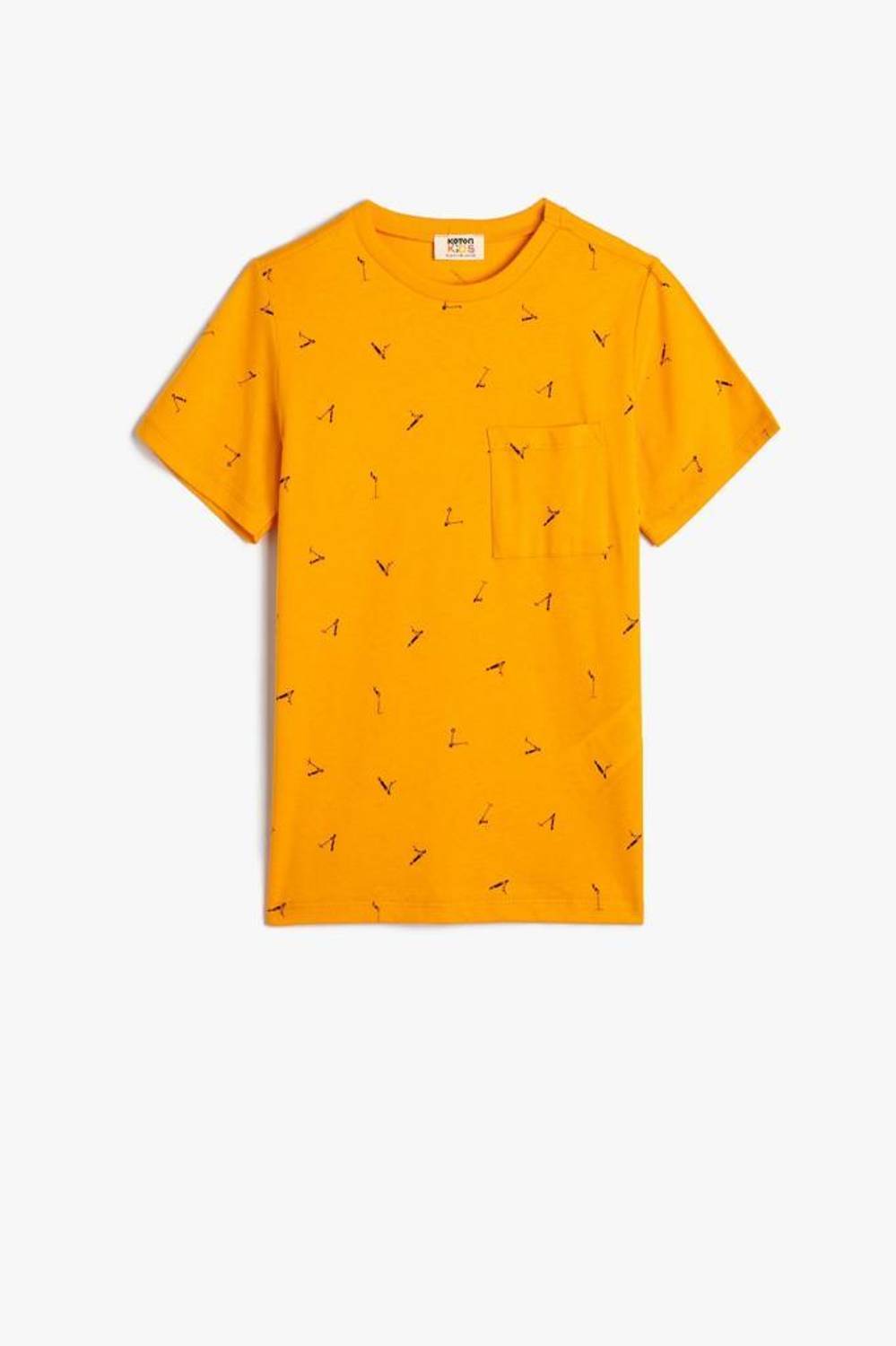 Koton Boy's T-Shirt Short Sleeve Scooter Graphic Printed Crew Neck Cotton