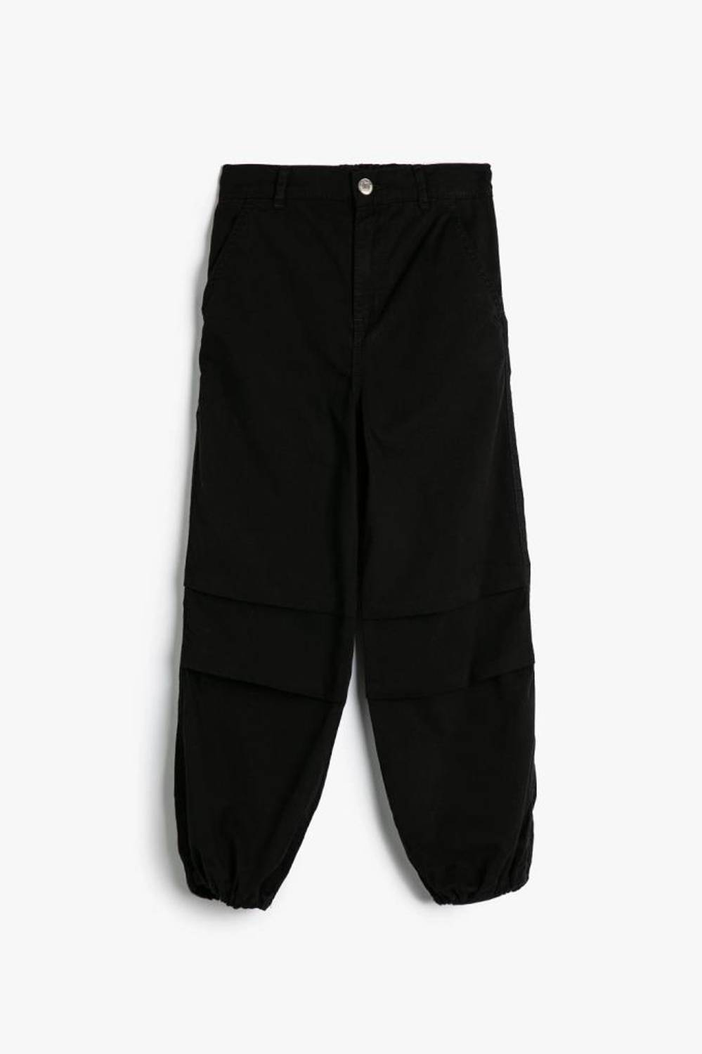 Koton Girl's Parachute Jeans Cotton Elastic Waist Pocket - Parachute Jean