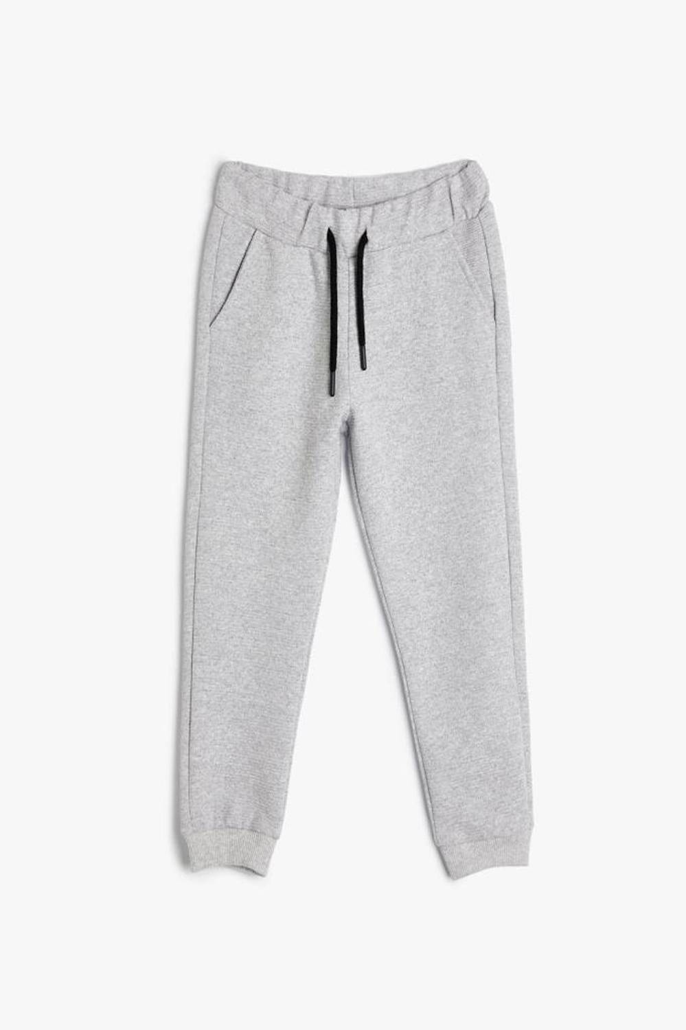 Koton Boy's Basic Jogger Sweatpants with Tie Waist Pocket