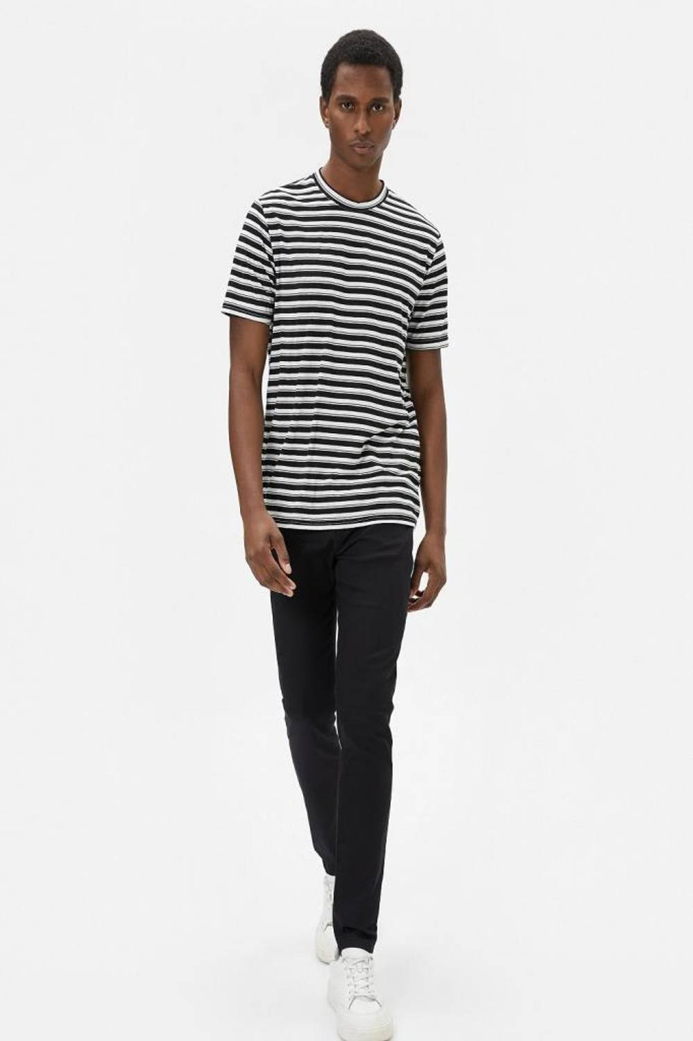 Тонкі брюки Michael Jean Koton з низькою посадкою, спортивний стиль, чорний колір, ідеальний вибір для активних людей. Розміри до 36/32