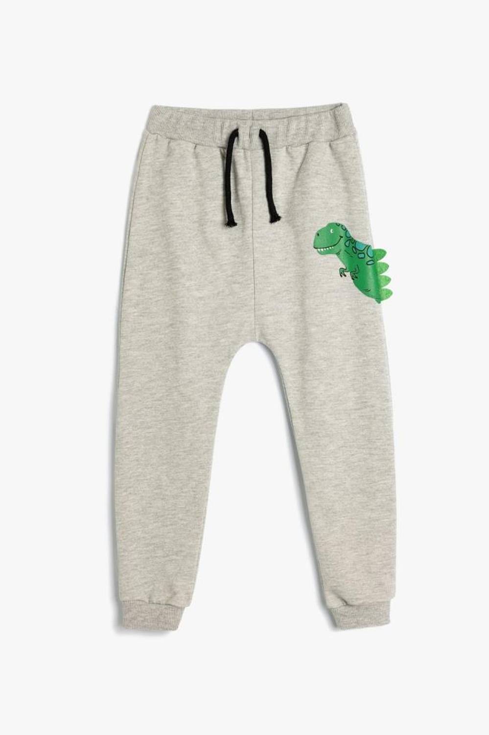 Koton Erkek Bebek Dinozorlu Jogger Eşofman Altı Beli Bağlamalı Cepli Aplike Detaylı