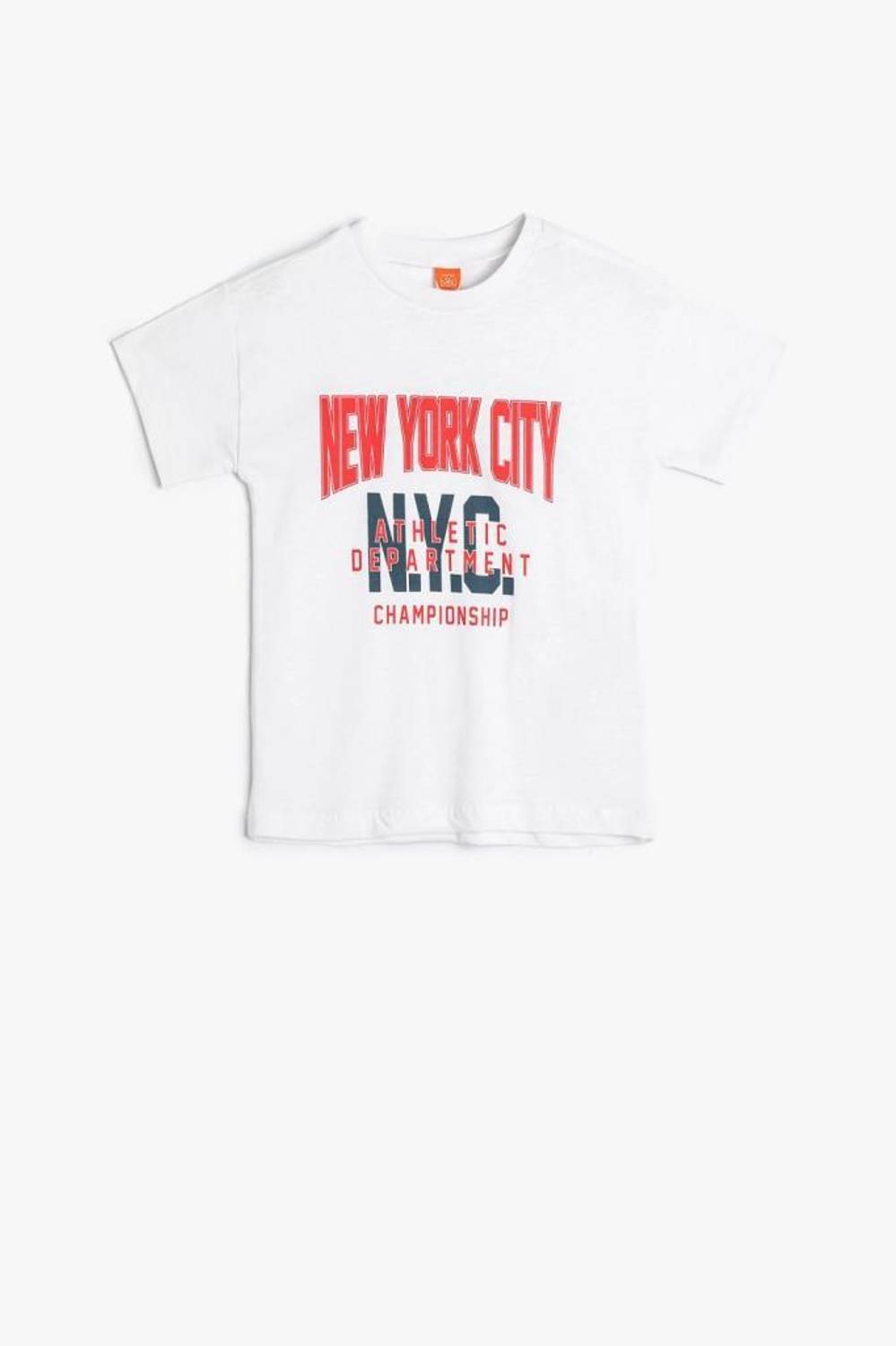 Koton Baby Boy T-Shirt Short Sleeve Crew Neck City Printed Cotton
