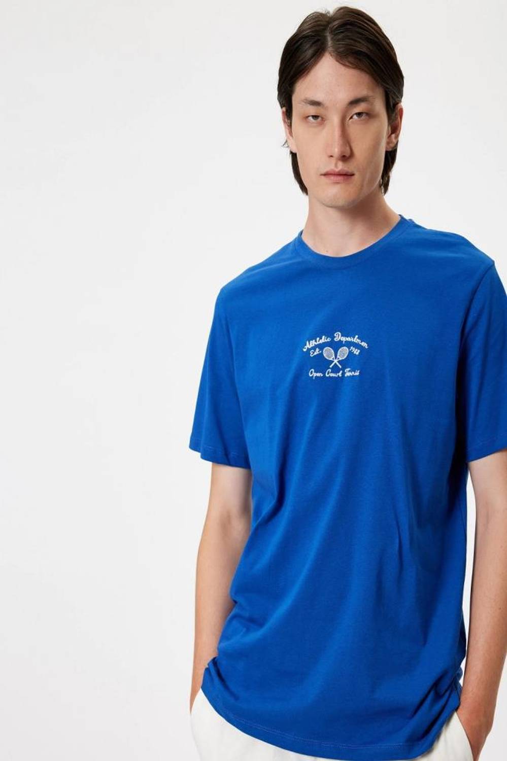 Футболка з принтом слогану короткий рукав круглий виріз бавовняна Koton