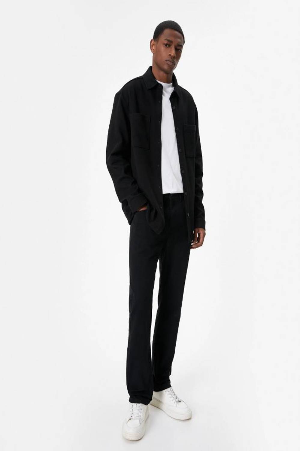 Koton Straight Fit Boru Paça Kot Pantolon - Mark Jean