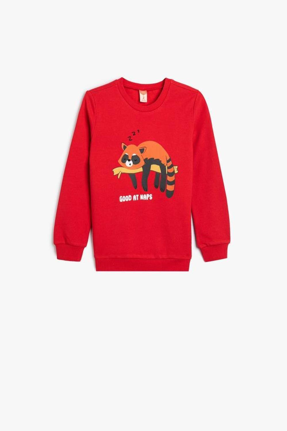 سويت شيرت كوتون للصبيان مزين برسوم حيوانات بياقة دائرية من القطن 100% متوفر بأحجام مختلفة