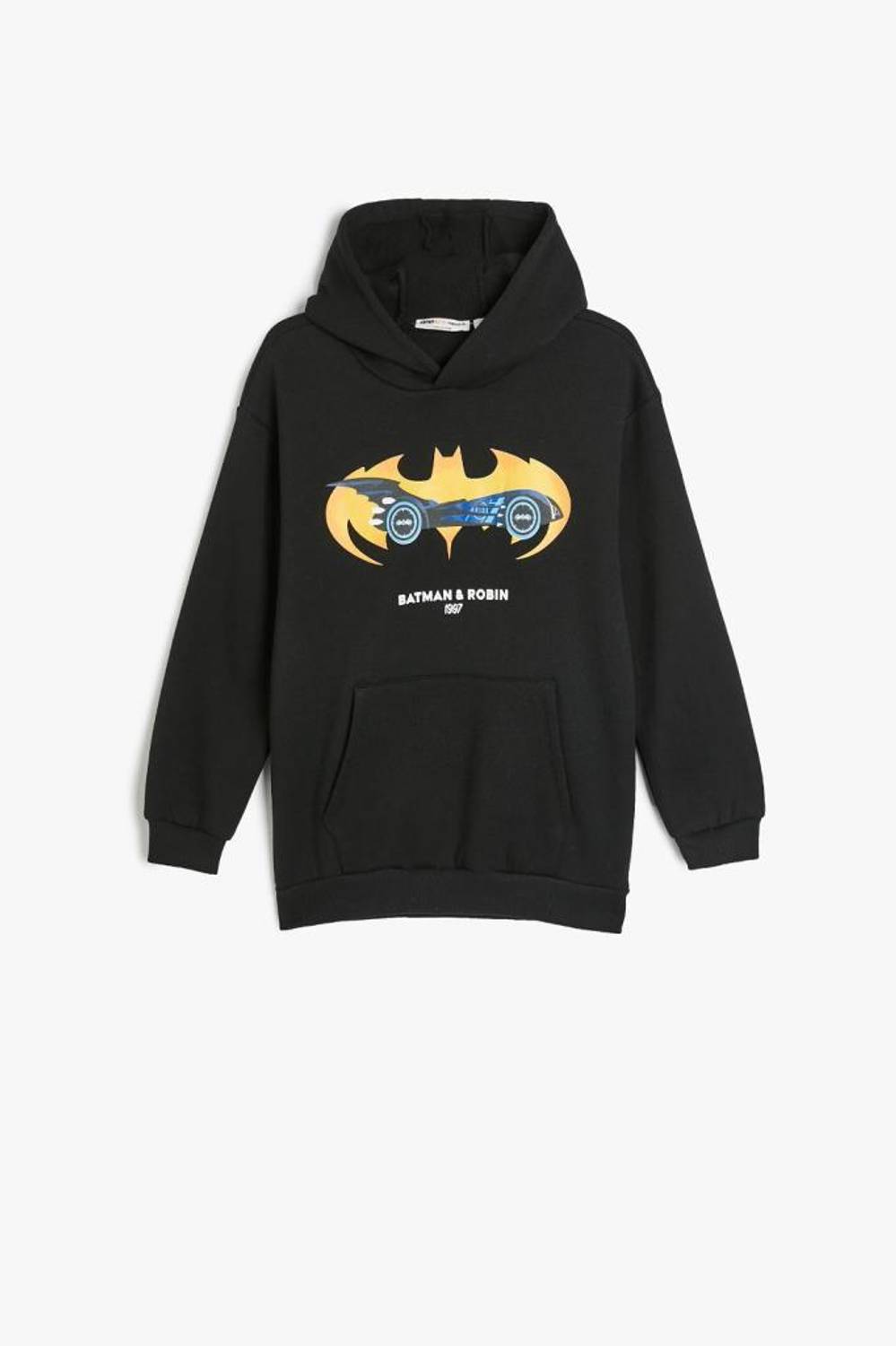 سويت شيرت هودي أولاد باتمان رسمي طويل الأكمام من كوتون، مستدام بإبداع وتصميم ممتع