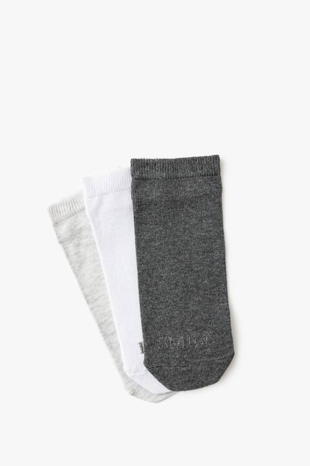 Koton Kadın 3'lü Patik Çorap Seti Çok Renkli Metalik Dokulu