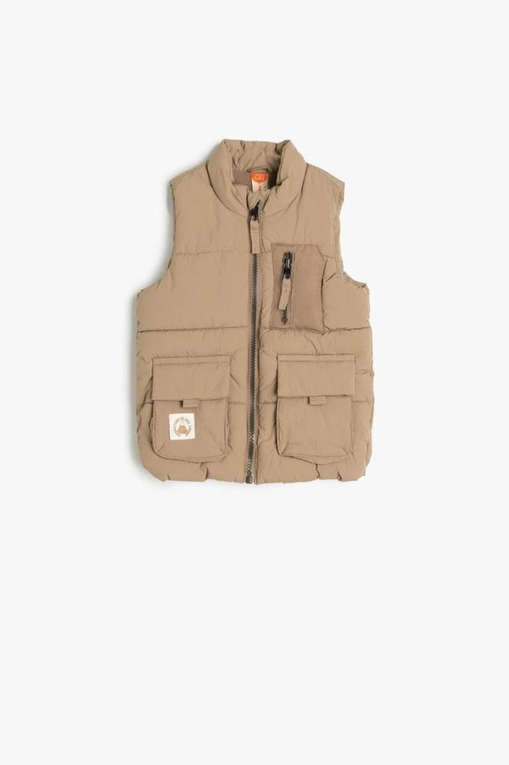 Koton Erkek Bebek Şişme Yelek Kapüşonlu İçi Polar Astarlı Kapaklı Cep Detaylı