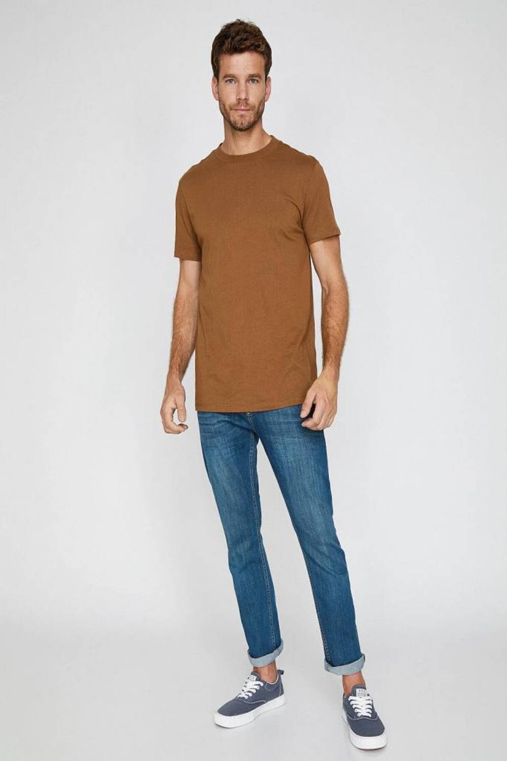 Koton Straight Fit Boru Paça Kot Pantolon - Mark Jean