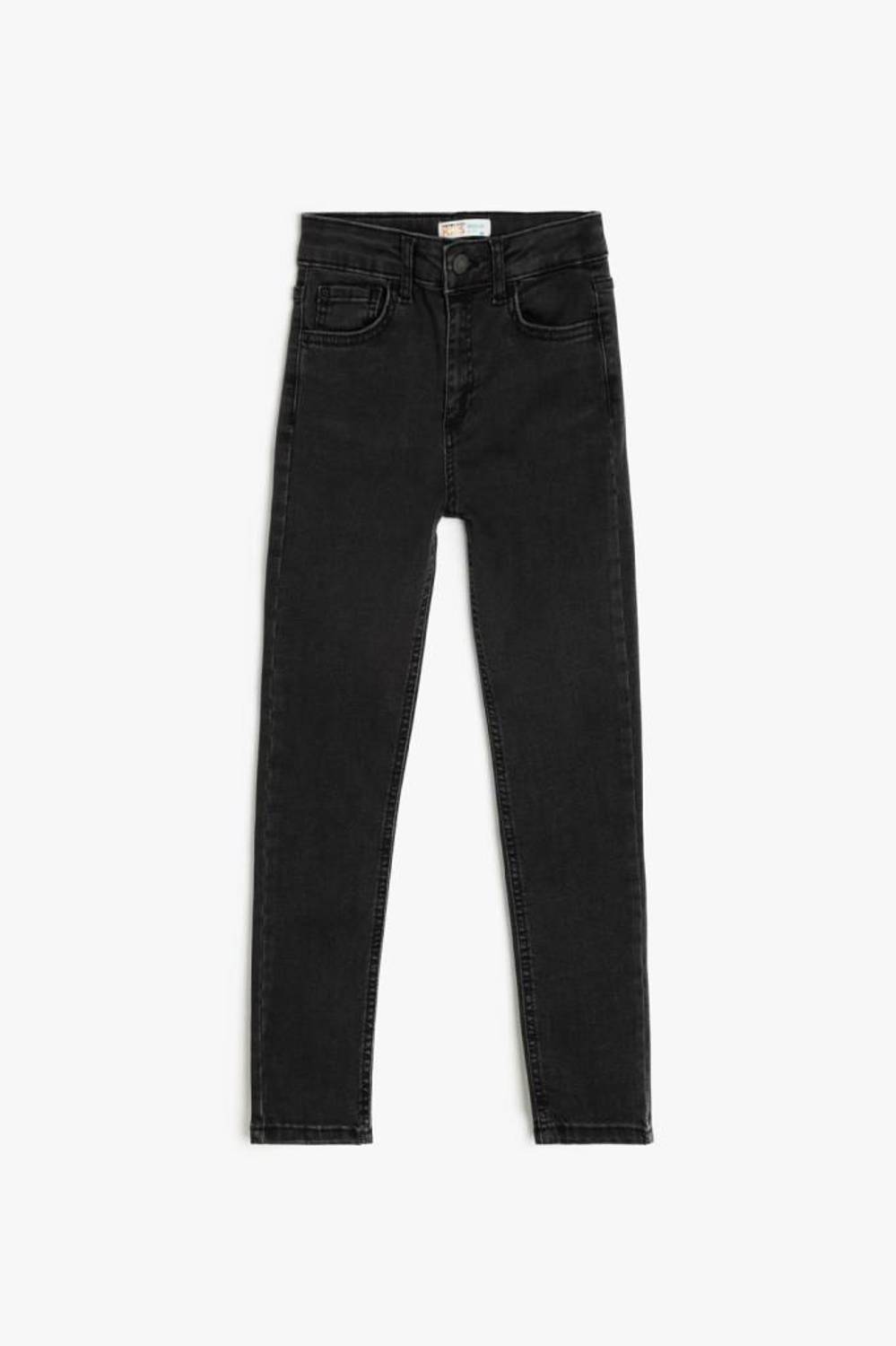 Koton Erkek Çocuk Cep Detaylı Düğme Detaylı Pamuklu Kot Pantolon