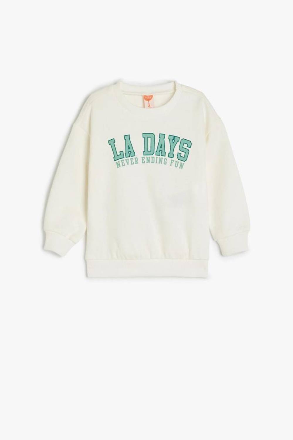 Koton Erkek Bebek Baskılı Uzun Kollu Bisiklet Yaka Pamuklu Sweatshirt