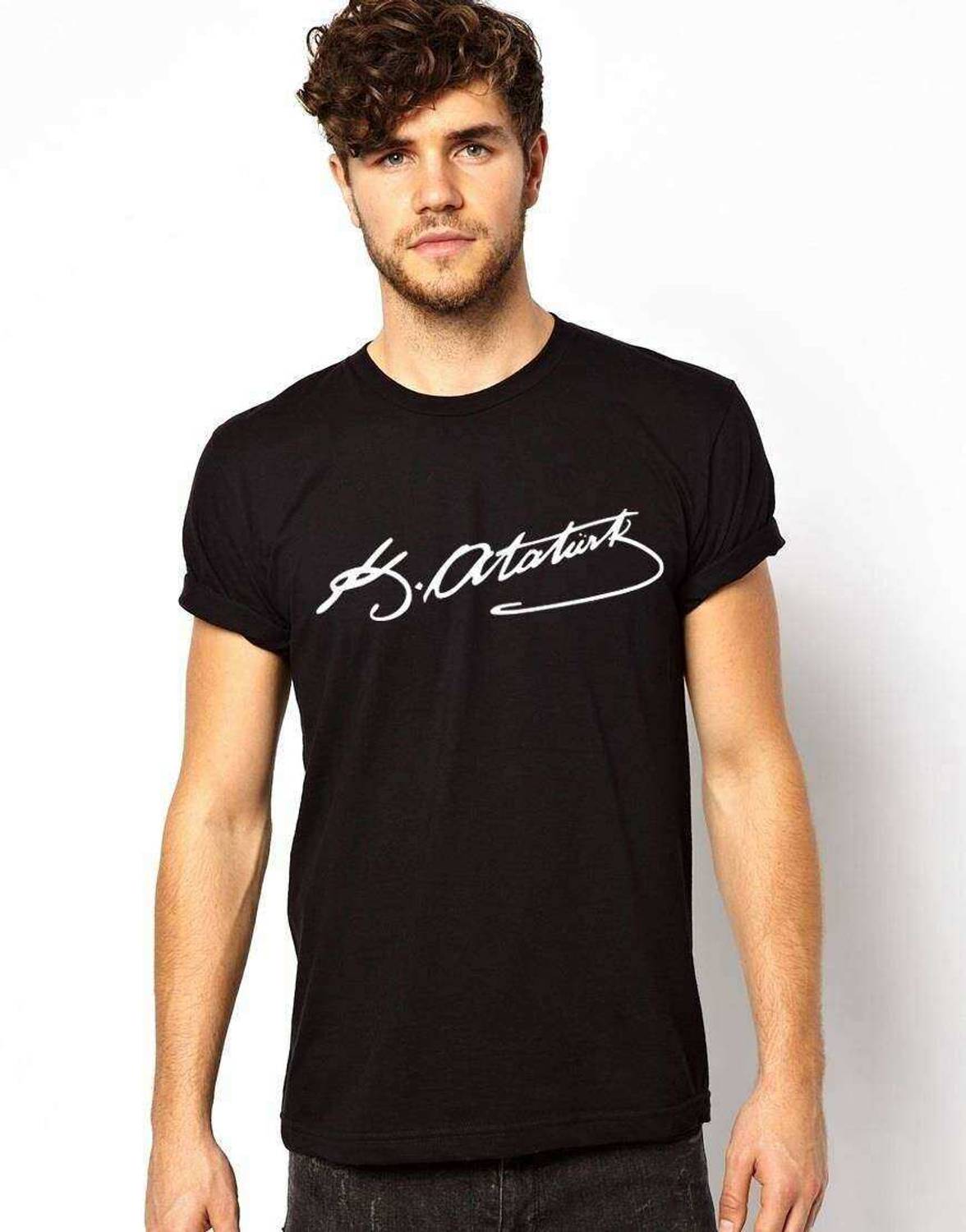 Tshirthane K.Atatürk İmza Tişört Erkek Tshirt