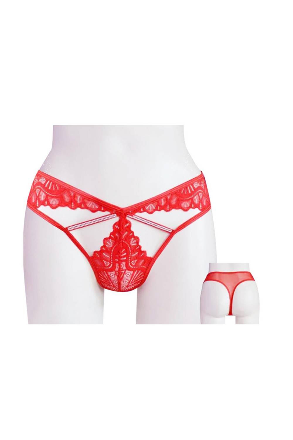 تنجيد نسائي مع حزام أمامي مفتوح مع زينة حجرية وشبك خلفي | 5174