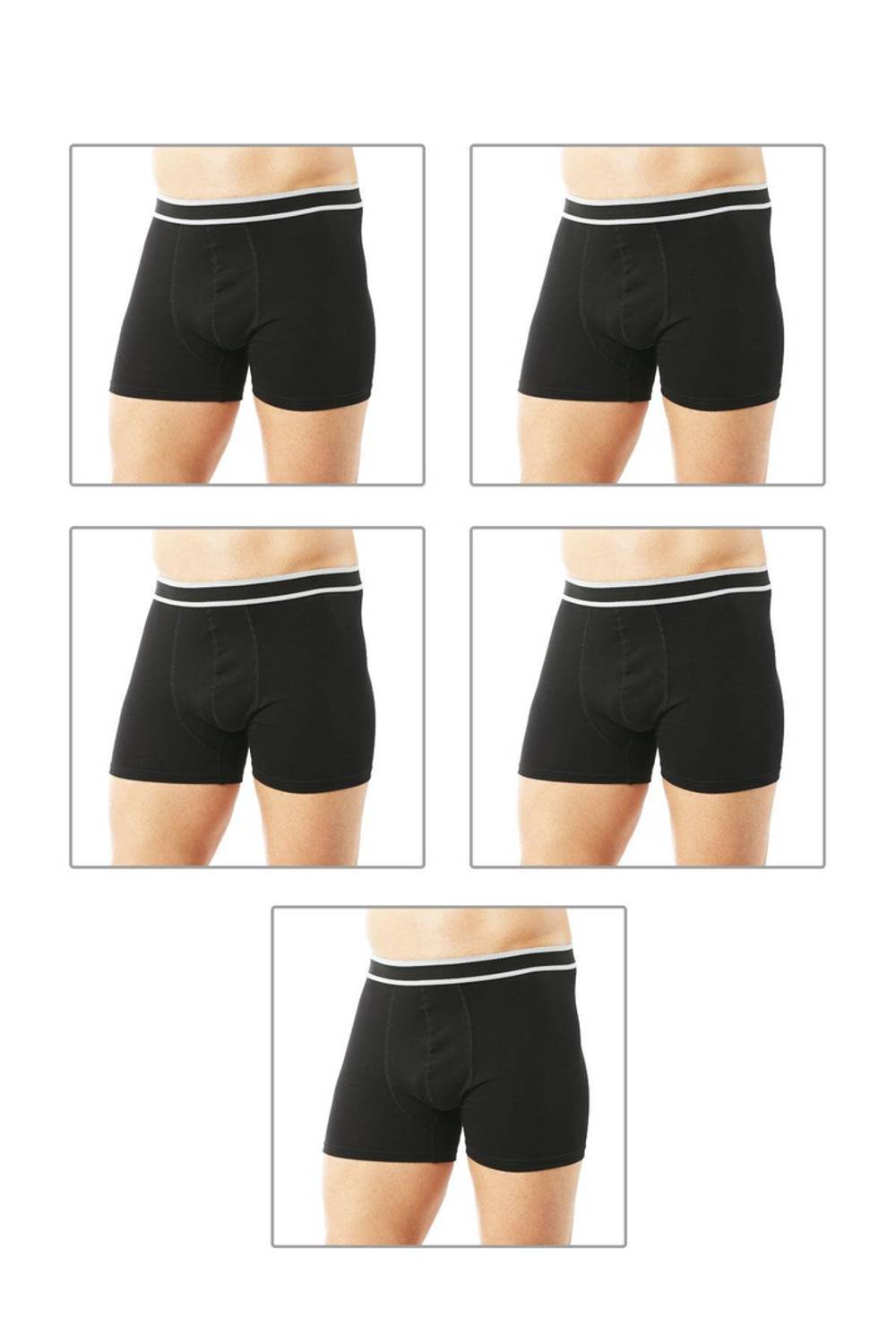 Чоловічі боксери з бавовни та еластану в упаковці 5 штук, 95% бавовна, різні розміри S, M, L, XL