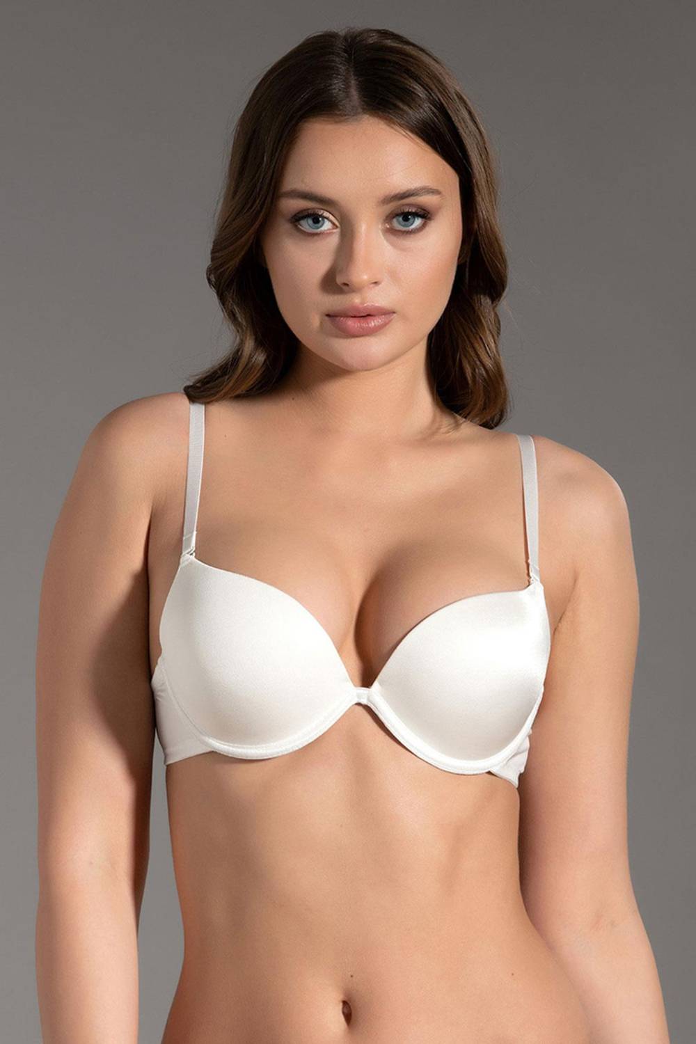Жіночий білизняний бюстгальтер з подвійною підтримкою | 7035, 90% поліамід, 10% поліестер, виготовлено в Туреччині, без шкідливих матеріалів