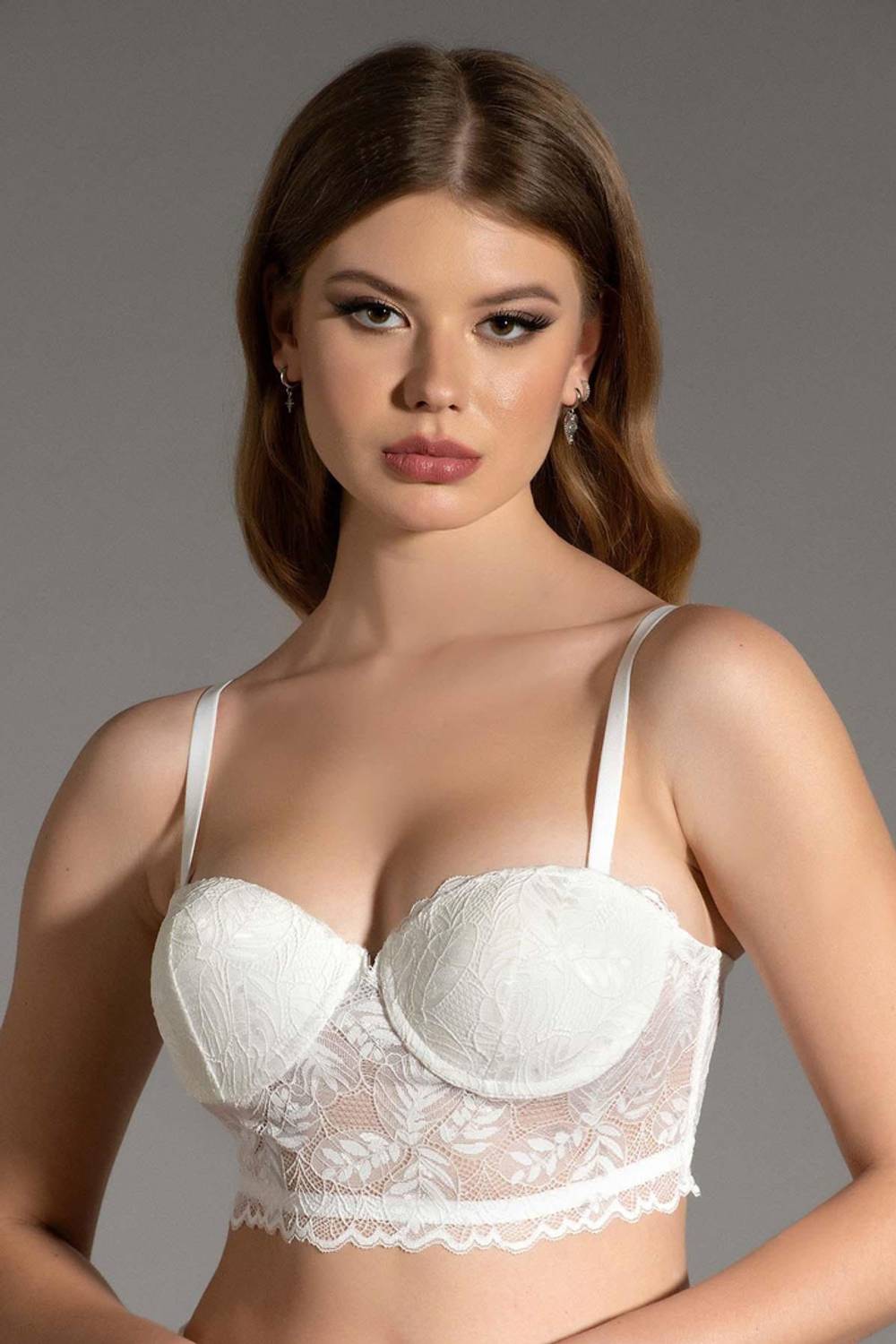 Бюстгальтер з кружевом та підтримкою | Новий бюстгальтер 3022, 90% поліамід, 10% поліестер, оригінальна упаковка, без шкідливих матеріалів