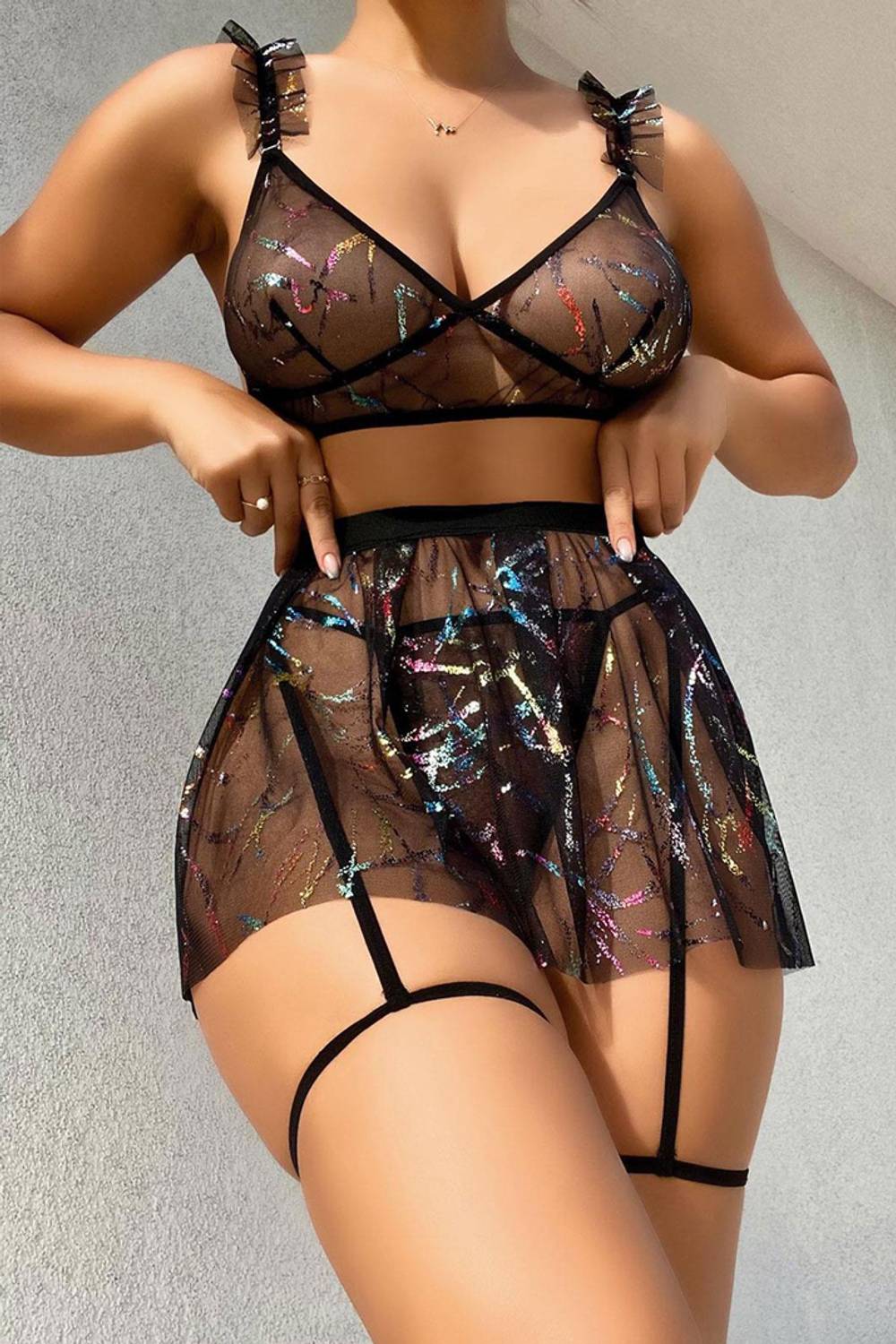 Фантазийный комплект | Ночная светильник 3450, 100% полиэстер, безопасен, в оригинальной упаковке, размеры S-M, L-XL